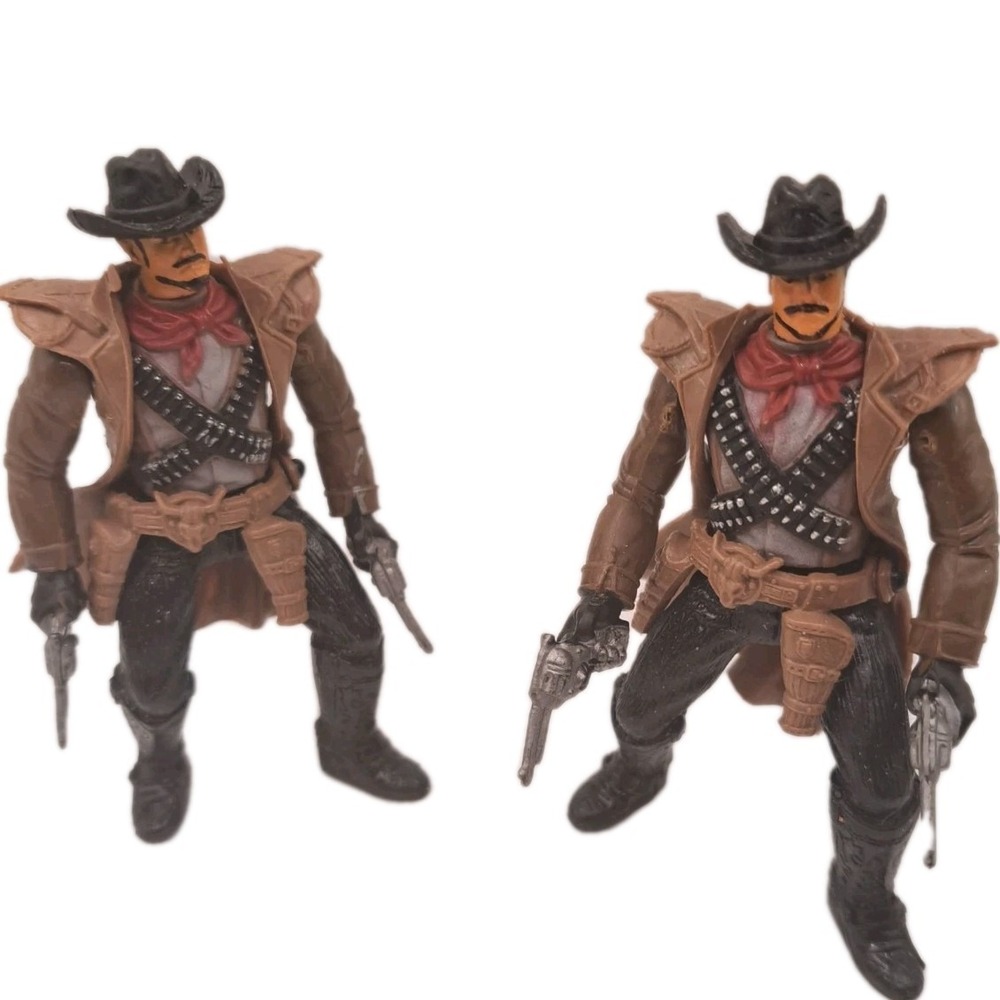 Vintage Chap Mei Wild West Cowboys 4 Inch Figure ( With Quick Draw Action)